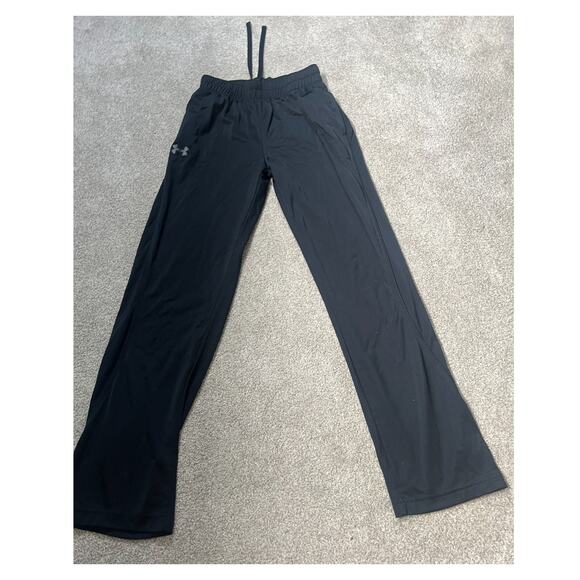 Under Armour Pants Mens Small Black Jogger Loose Activewear Lounge Sports - Picture 1 of 8